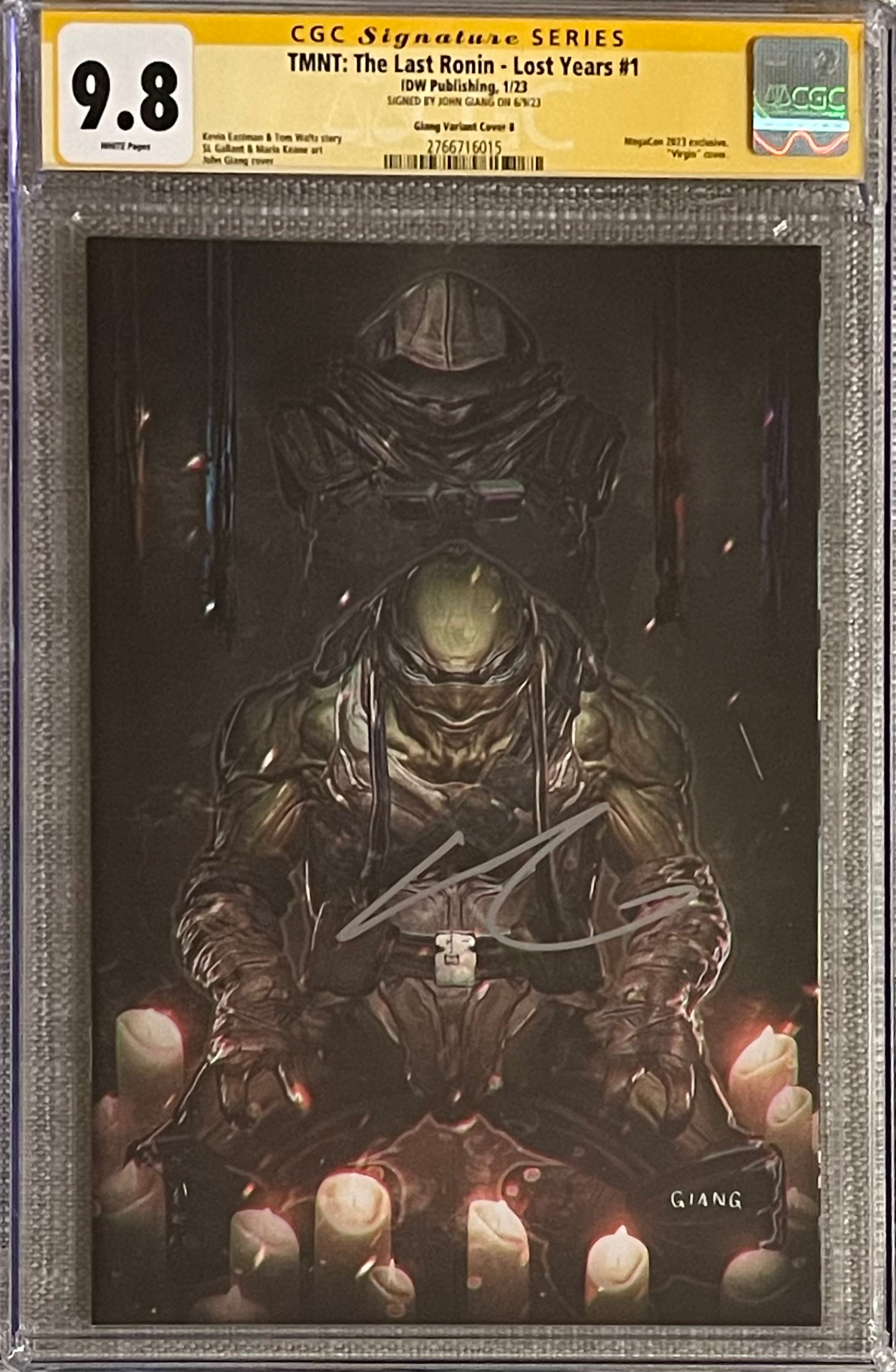 TMNT LAST RONIN LOST YEARS #1 JOHN GIANG MEGACON EXCLUSIVE SIGNED BY JOHN GIANG CGC 9.8 CGC 9.8 (C111)