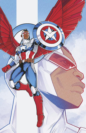 AVENGERS #26 LUCIANO VECCHIO CAPTAIN AMERICA VIRGIN VARIANT [DOOM][1:50] -- [Expected In Stock Date : 05-28-25]