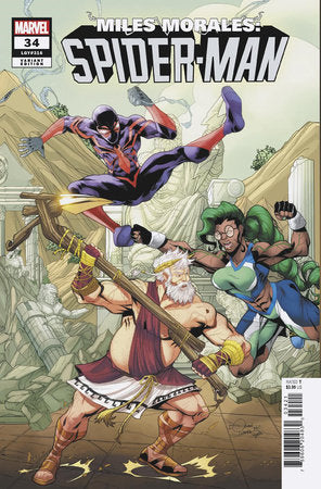 MILES MORALES: SPIDER-MAN #34 LOGAN LUBERA 5-PART CONNECTING VARIANT  -- [Expected In Stock Date : 06-25-25 ]
