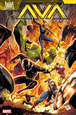 ALIENS VS. AVENGERS #1 TONY DANIEL VARIANT[1:25] --EXP INSTOCK-- 08-28-24