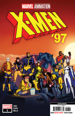X-MEN '97 #1 MARVEL ANIMATION 2ND PRINTING VARIANT 05-08-24