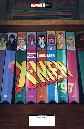 X-MEN '97 #2 MARVEL ANIMATION 3RD PRINTING VARIANT 07-17-24