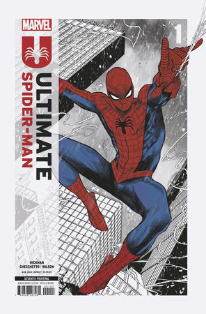 ULTIMATE SPIDER-MAN #1 MARCO CHECCHETTO 7TH PRINTING VARIANT STOCK DATE: 08-07-24