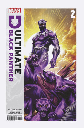 ULTIMATE BLACK PANTHER #2 MATEUS MANHANINI 2ND PRINTING VARIANT - 04/17/2024