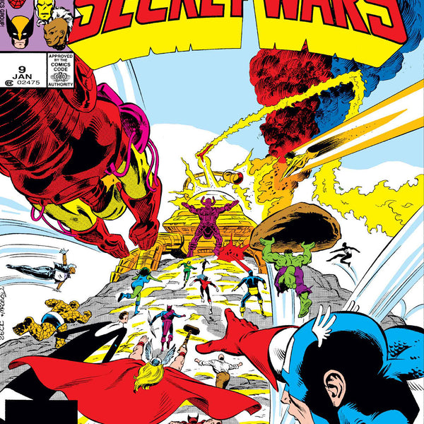 MARVEL SUPER HEROES SECRET WARS #9 FACSIMILE EDITION FOIL VARIANT STOC