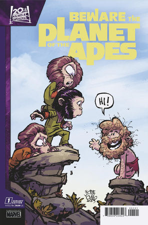 BEWARE THE PLANET OF THE APES 1 SKOTTIE YOUNG VARIANT - 01/03/24