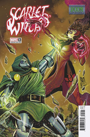 SCARLET WITCH #5 STEFANO CASELLI DOOM VARIANT STOCK DATE 10-23-24