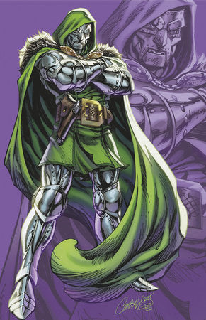 ONE WORLD UNDER DOOM #6 J. SCOTT CAMPBELL VIRGIN VARIANT[1:100] -- [Expected In Stock Date : 08-06-25]