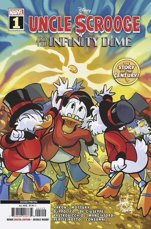 UNCLE SCROOGE AND THE INFINITY DIME #1 MIRKA ANDOLFO 2ND PRINTING VARIANT - 07-31-24