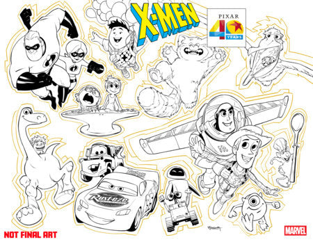X-MEN #37 STEPHEN SEGOVIA PIXAR 40TH VARIANT [DNX] -- [09-09-26 ]
