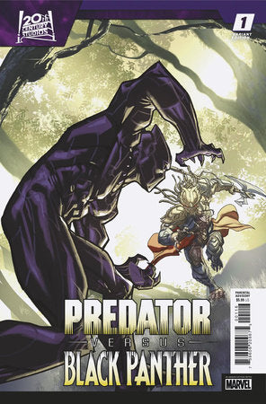 PREDATOR VS. BLACK PANTHER #1 PETE WOODS VARIANT[1:25] STOCK DATE: 08-21-24