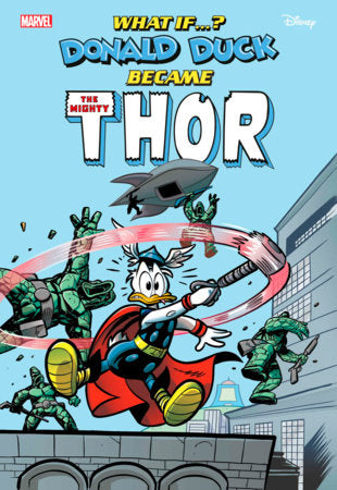 MARVEL & DISNEY: WHAT IF...? DONALD DUCK BECAME THOR #1 5-PACK BUNDLE STOCK DATE: 09-04-24