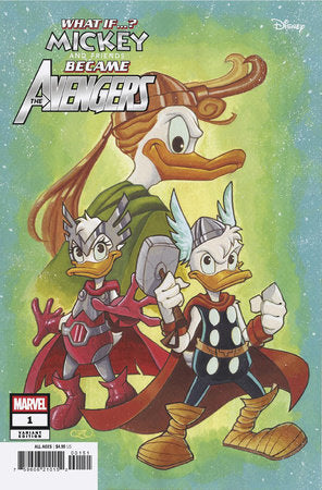 MARVEL & DISNEY: WHAT IF...? MICKEY & FRIENDS BECAME THE AVENGERS #1 CHRISSIE ZU LLO VARIANT (formerly SKOTTIE YOUNG VARIANT)-- [Expected In Stock Date : 03-05-25]