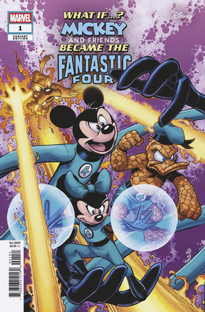 MARVEL & DISNEY: WHAT IF...? MICKEY & FRIENDS BECAME THE FANTASTIC FOUR #1 NICK BRADSHAW VARIANT -- [Expected In Stock Date : 01-08-25]