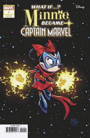 MARVEL & DISNEY: WHAT IF...? MINNIE BECAME CAPTAIN MARVEL #1 SKOTTIE YOUNG VARIANT -- [Expected In Stock Date : 11-20-24]