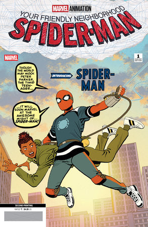 YOUR FRIENDLY NEIGHBORHOOD SPIDER-MAN #1 MARVEL ANIMATION RATIO 2ND PRINTING VARIANT[1:25] -- [Expected In Stock Date : 02-05-25]