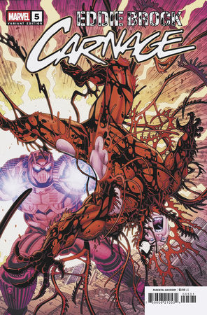 EDDIE BROCK: CARNAGE #5 NICK BRADSHAW BRING ON THE BAD GUYS VARIANT  -- [Expected In Stock Date : 06-11-25 ]