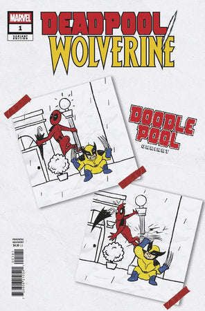 DEADPOOL/WOLVERINE #1 DOODLEPOOL VARIANT -- [Expected In Stock Date : 01-01-25]