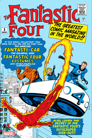 FANTASTIC FOUR #3 FACSIMILE EDITION FOIL VARIANT -- [Expected In Stock Date : 03-19-25]