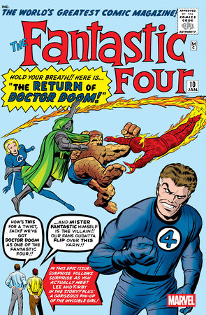 FANTASTIC FOUR #10 FACSIMILE EDITION FOIL VARIANT  -- [Expected In Stock Date : 10-08-25]