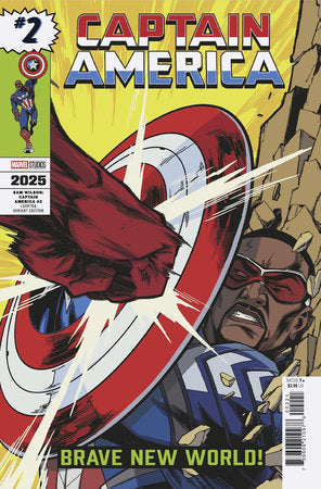 SAM WILSON, CAPTAIN AMERICA #2 KHARY RANDOLPH MARVEL STUDIOS VARIANT -- [Expected In Stock Date : 02-12-25]