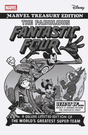 FANTASTIC FOUR #2 ALESSANDRO PASTROVICCHIO BLACK AND WHITE DISNEY WHAT IF? FANTASTIC FOUR HOMAGE VARIANT[1:100] -- [Expected In Stock Date : 08-13-25 ]
