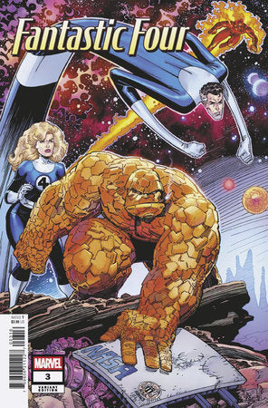 FANTASTIC FOUR #3 ARTHUR ADAMS HIDDEN GEM VARIANT [DOOM][1:50]  -- [Expected In Stock Date : 09-17-25]