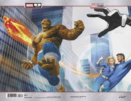 FANTASTIC FOUR #3 WESLEY BURT MARVEL STUDIOS WRAPAROUND VARIANT  -- [Expected In Stock Date : 09-17-25]