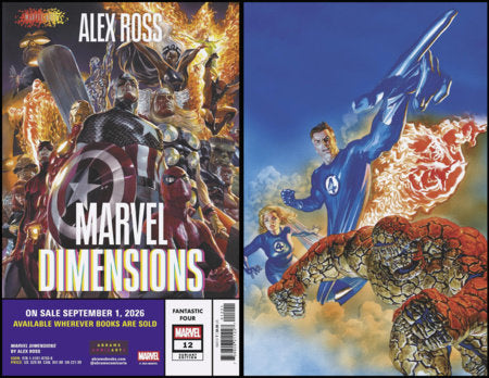 FANTASTIC FOUR #12 ALEX ROSS MARVEL DIMENSIONS VARIANT -- [Expected In Stock Date : 06-03-26]