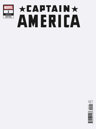 CAPTAIN AMERICA #1 BLANK COVER VARIANT  -- [Expected In Stock Date : 07-02-25 ]