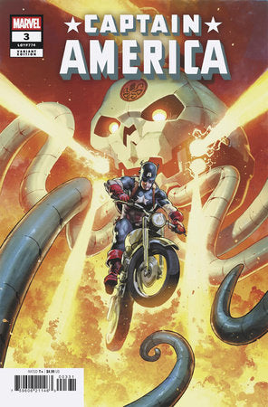 CAPTAIN AMERICA #3 JEROME OPENA VIRGIN VARIANT[1:100] -- [Expected In Stock Date : 09-10-25]