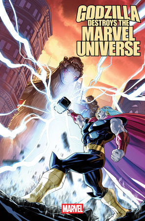 GODZILLA DESTROYS THE MARVEL UNIVERSE #1 PETE WOODS VARIANT[1:25]  -- [Expected In Stock Date : 07-16-25 ]