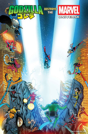GODZILLA DESTROYS THE MARVEL UNIVERSE #1 JAVIER GARRON VARIANT  -- [Expected In Stock Date : 07-16-25 ]