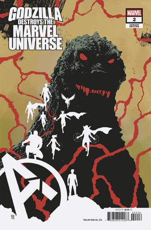 GODZILLA DESTROYS THE MARVEL UNIVERSE #2 ANDREA SORRENTINO VARIANT[1:25] -- [Expected In Stock Date : 08-20-25 ]