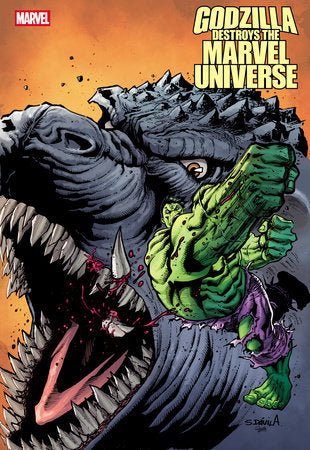 GODZILLA DESTROYS THE MARVEL UNIVERSE #4 SERGIO DAVILA FAN FAVORITE VARIANT  -- [Expected In Stock Date : 10-15-25]