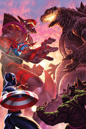 GODZILLA DESTROYS THE MARVEL UNIVERSE #5 MARK BROOKS VIRGIN VARIANT[1:50] -- [Expected In Stock Date : 11-19-25]