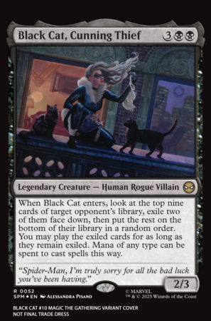 BLACK CAT #10 ALESSANDRA PISANO MAGIC: THE GATHERING VARIANT -- [Expected In Stock Date : 05-13-26]