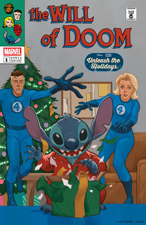THE WILL OF DOOM #1 PHIL NOTO DISNEY STITCH UNLEASH THE HOLIDAYS VARIANT -- [Expected In Stock Date : 12-24-25]
