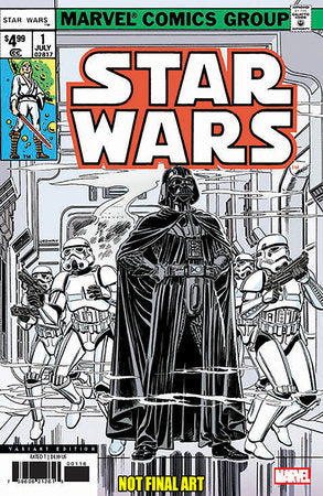 STAR WARS 1977 #1 FACSIMILE EDITION JERRY ORDWAY VARIANT [NEW PRINTING][1:25] -- [Expected In Stock Date : 04-09-25]