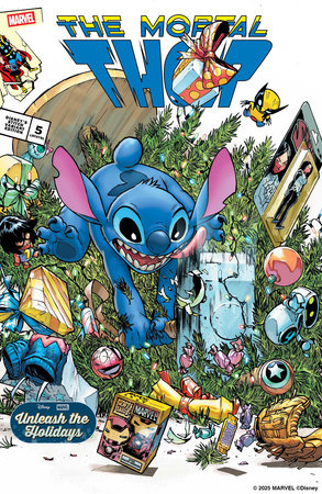 THOR #5 HUMBERTO RAMOS DISNEY STITCH UNLEASH THE HOLIDAYS VARIANT  -- [Expected In Stock Date : 12-17-25]