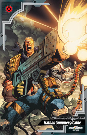 INGLORIOUS X-FORCE #1 GEOFF SHAW X-MEN TRADING CARD VARIANT -- [Expected In Stock Date : 01-21-26]