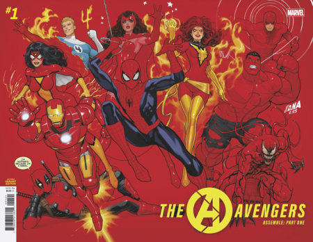 AVENGERS #1 DAVID NAKAYAMA COLOR BLOCK RED WRAPAROUND VARIANT -- [11-04-26 ]