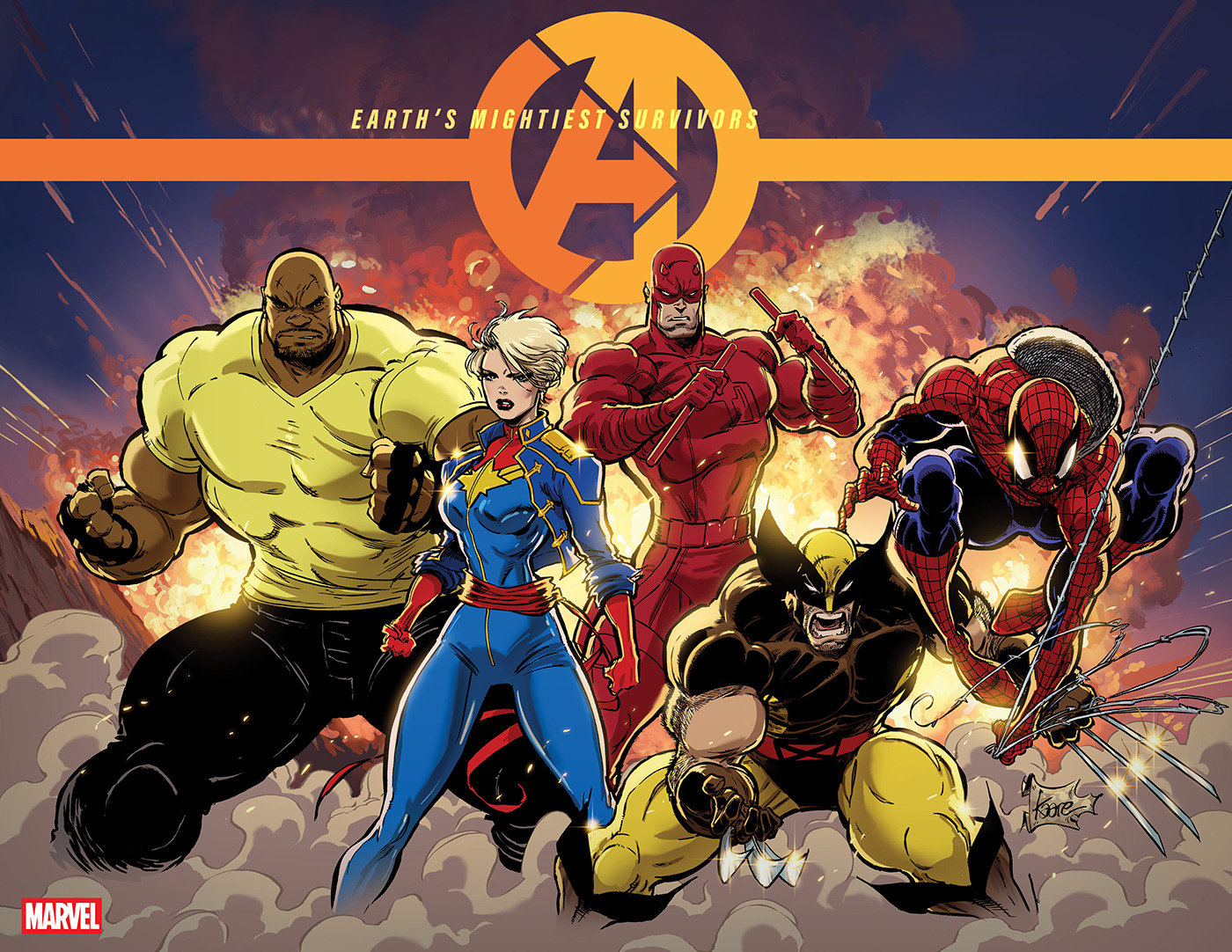 AVENGERS #1 KAARE ANDREWS WRAPAROUND VARIANT -- [11-04-26 ]