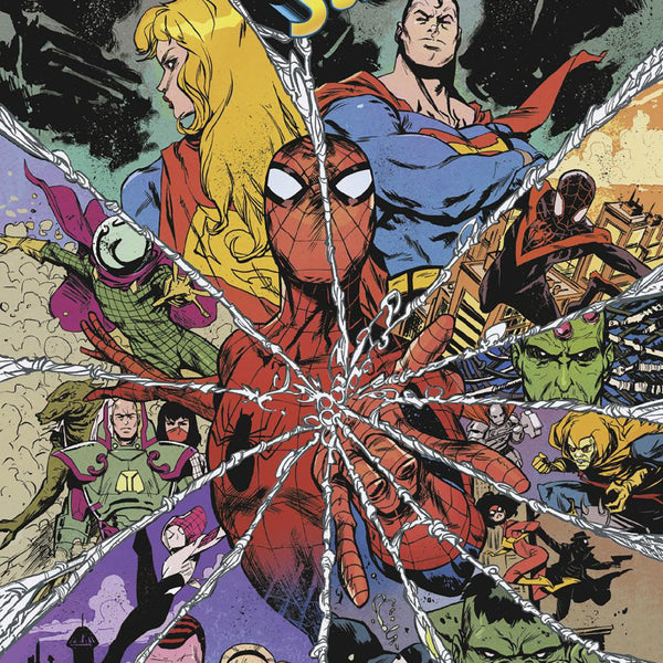 MARVEL/DC: SPIDER-MAN/SUPERMAN #1 SANFORD GREENE HOMAGE VARIANT -- [Ex