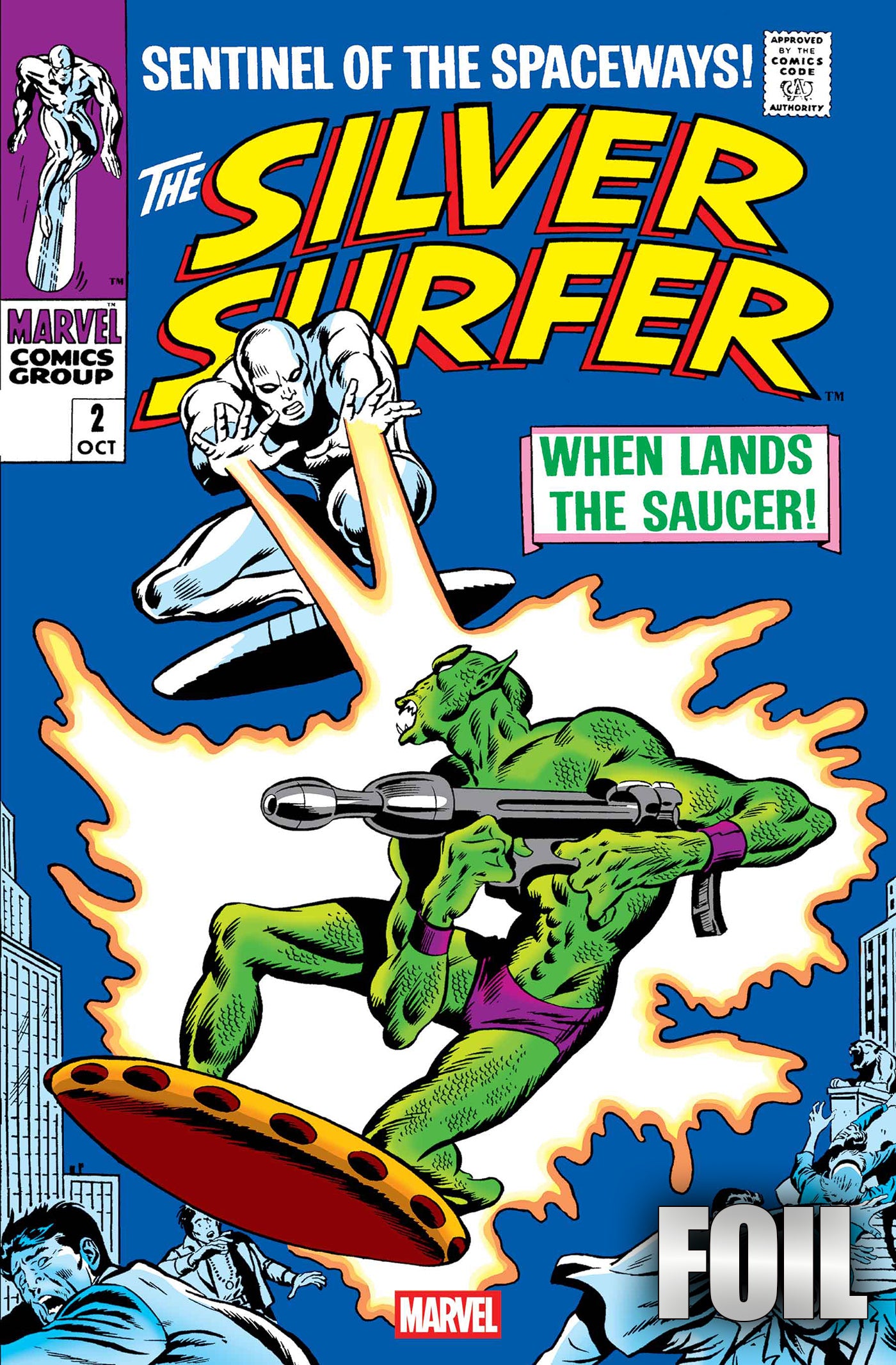 SILVER SURFER #2 FACSIMILE EDITION FOIL VARIANT -- [Expected In Stock Date : 04-15-26]