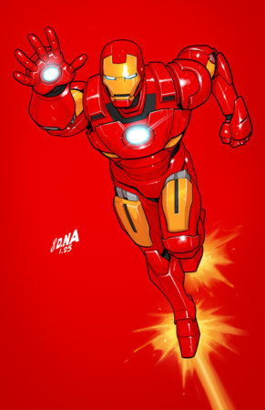 IRON MAN #2 DAVID NAKAYAMA COLOR BLOCK RED VIRGIN VARIANT[1:50] -- [Expected In Stock Date : 02-25-26 ]