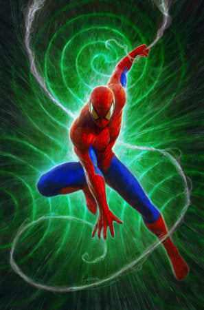 AMAZING SPIDER-MAN/VENOM: DEATH SPIRAL #1 DAVE RAPOZA SPIDER-MAN VIRGIN VARIANT [1:25] -- [Expected In Stock Date : 02-25-26 ]