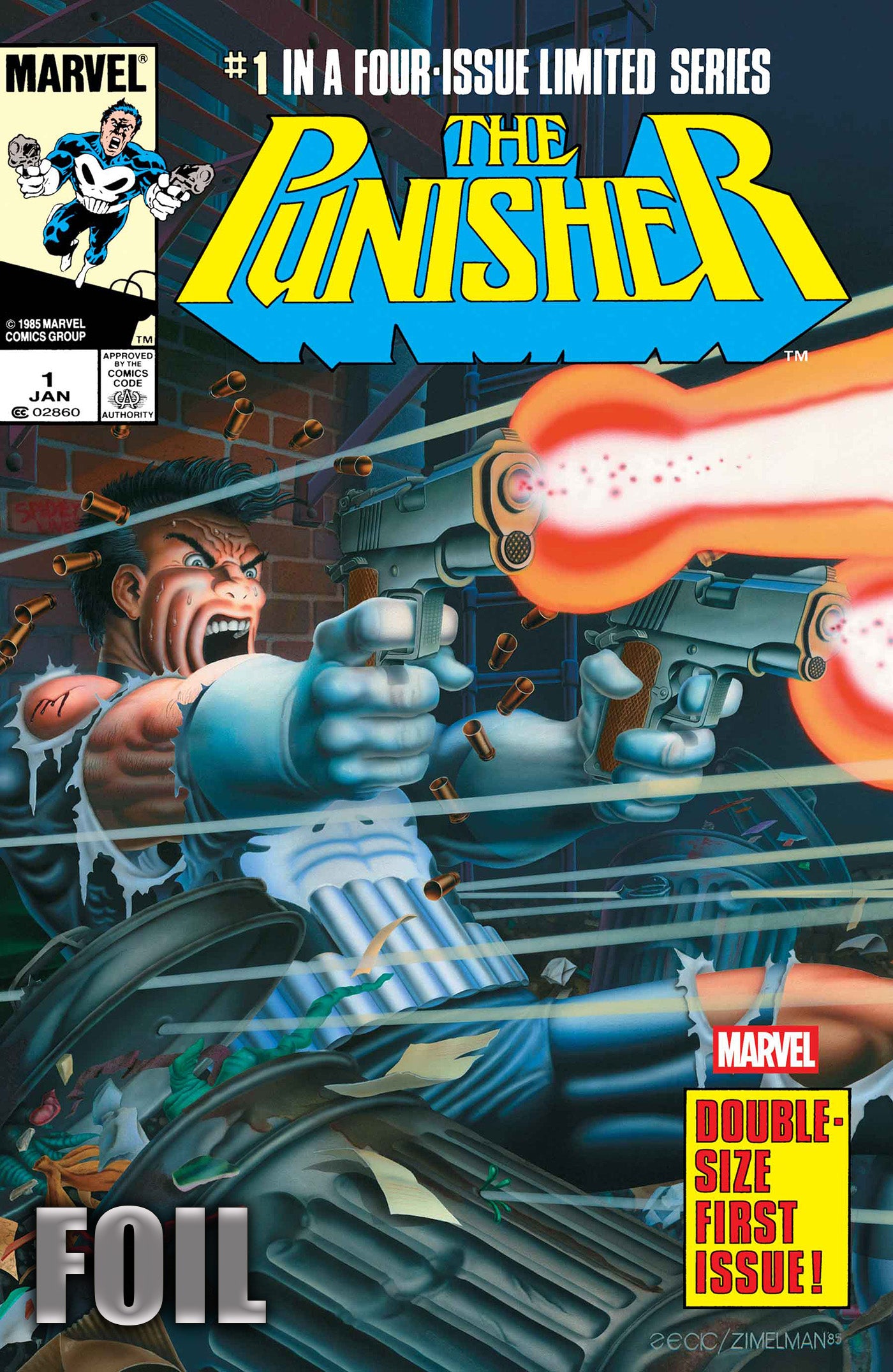 PUNISHER #1 FACSIMILE EDITION FOIL VARIANT -- [Expected In Stock Date : 02-11-26]