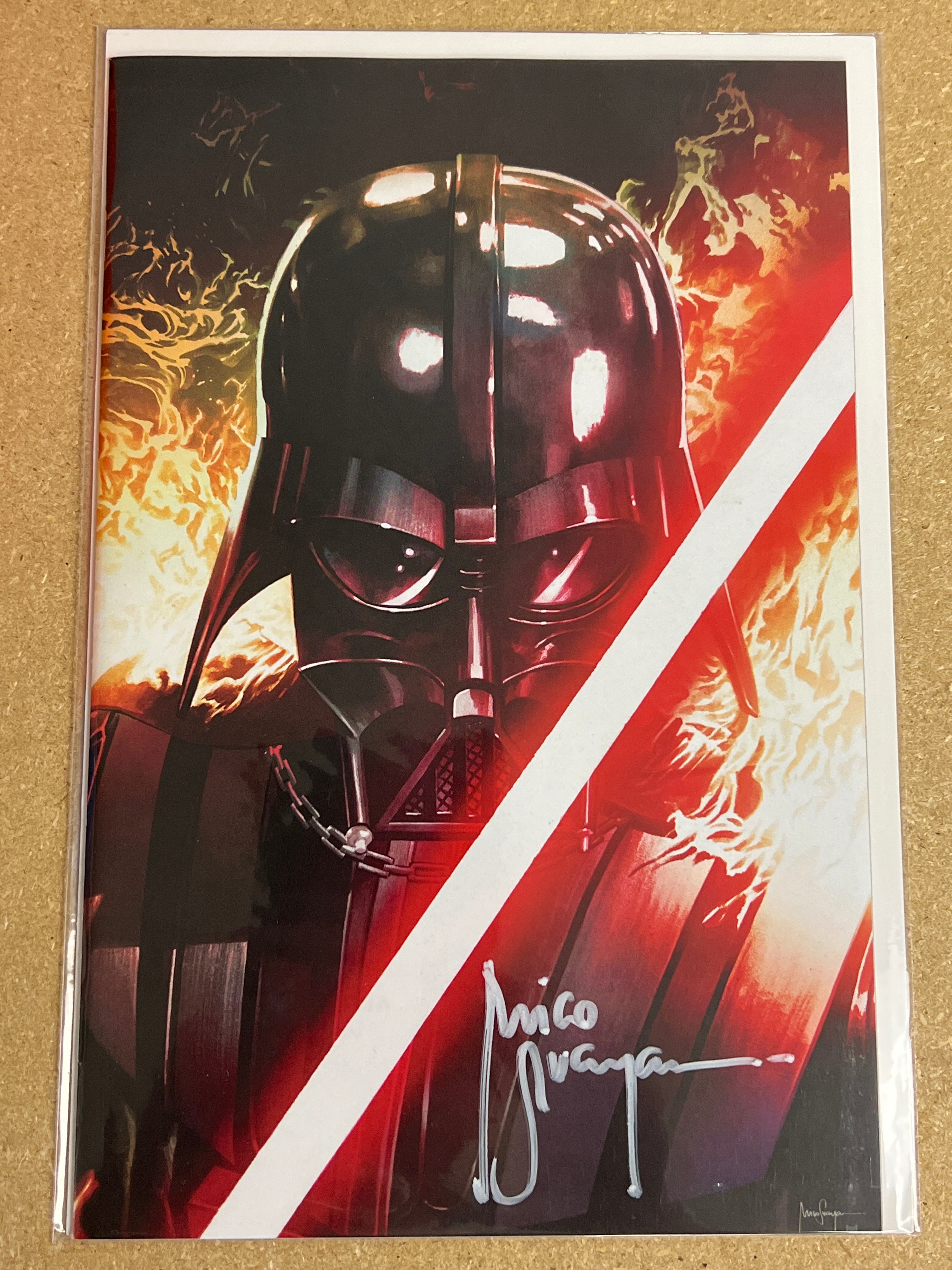 STAR WARS #25 VIRGIN VARIANT SIGNED BY MICO SUAYAN WITH COA (SS 5)