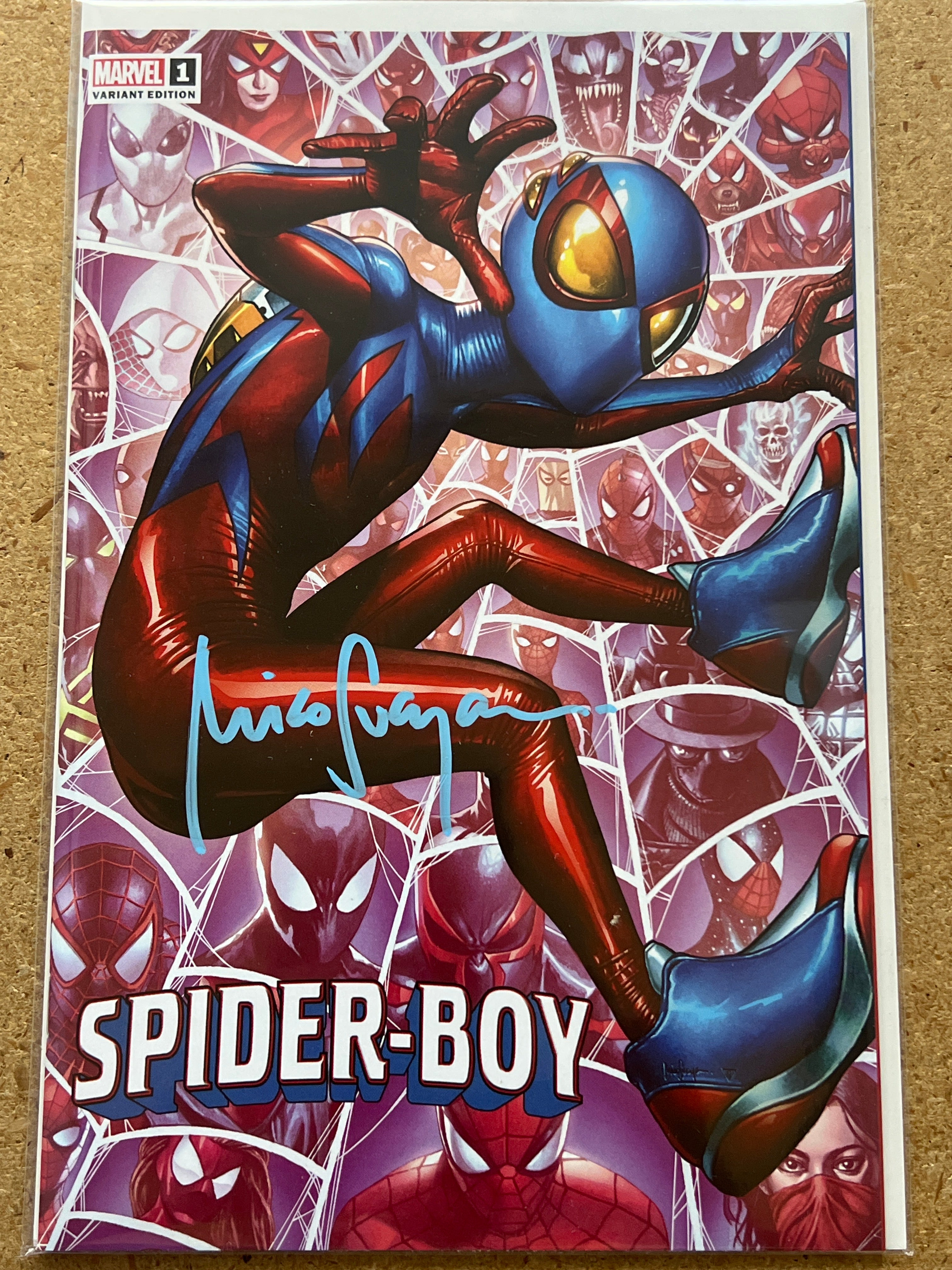 SPIDER-BOY #1 SIGNED BY MICO SUAYAN WITH COA (SS 3)